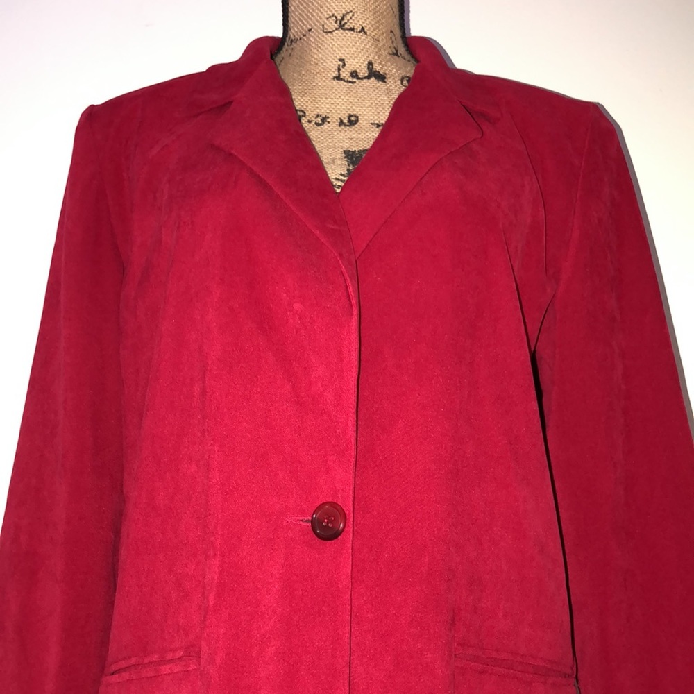 Vintage Briggs New York Red Blazer Jacket - Picture 5 of 9